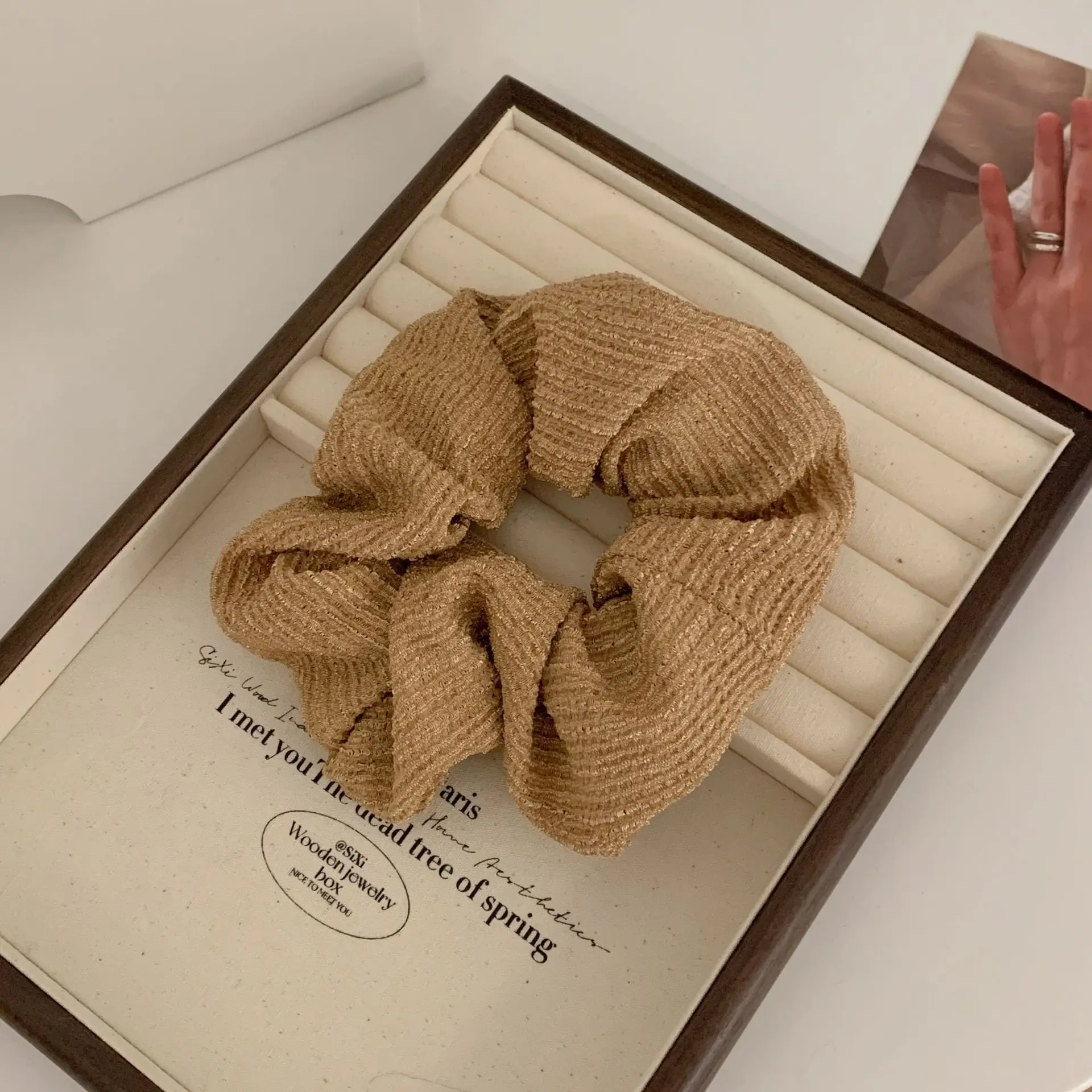 Elegant Bowel Ring Hair Ring for Women — feature 12