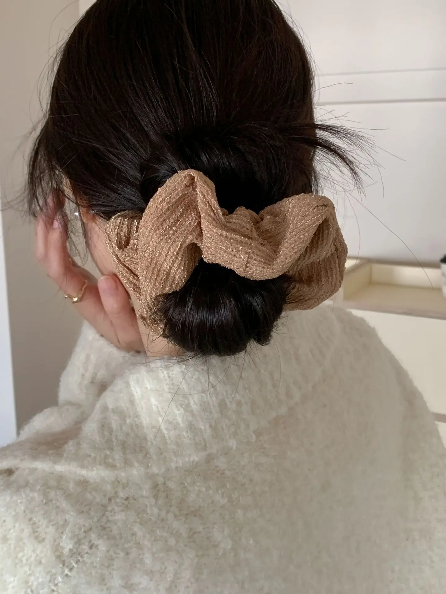 Elegant Bowel Ring Hair Ring for Women — feature 4