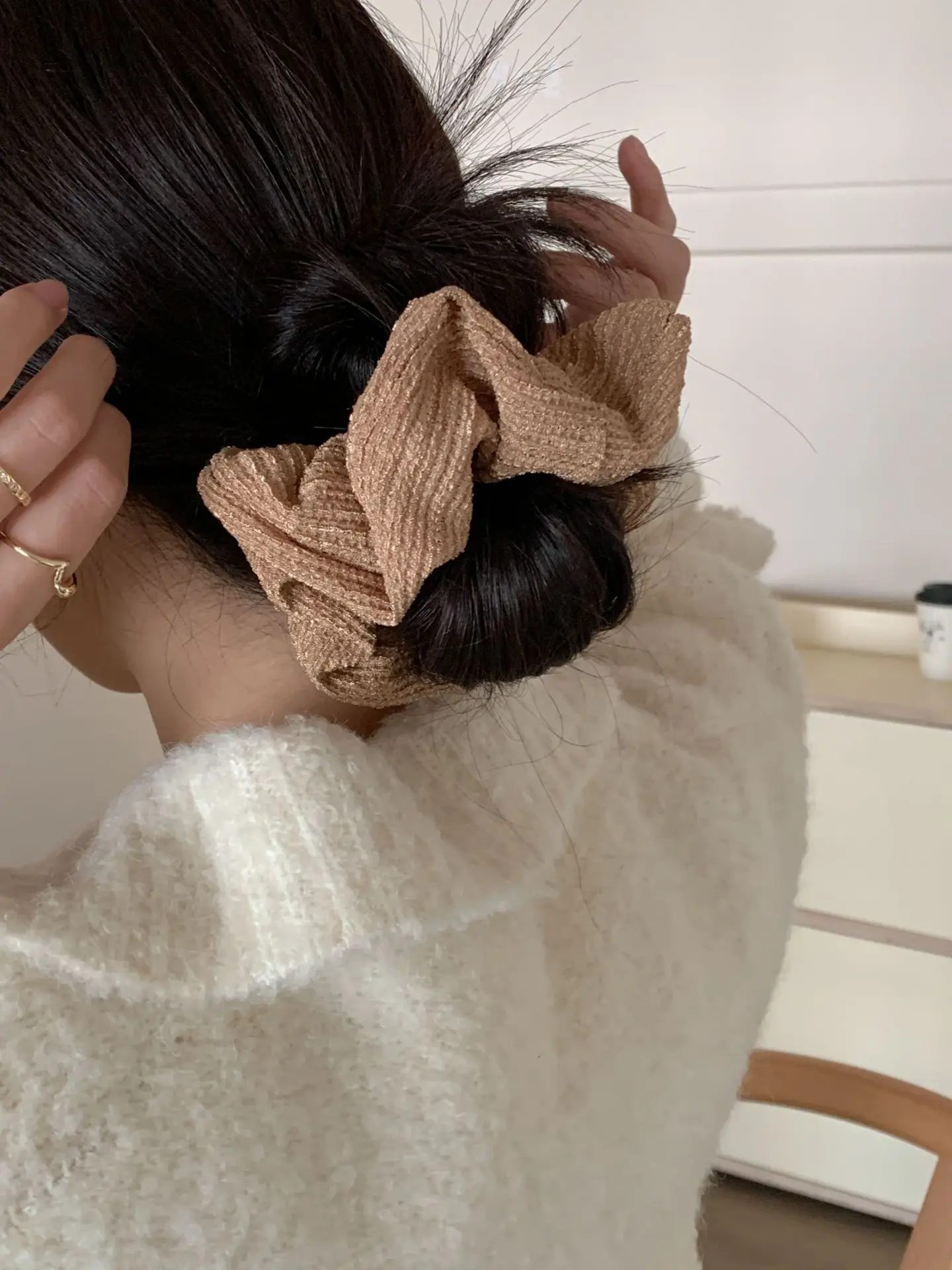 Elegant Bowel Ring Hair Ring for Women — feature 5