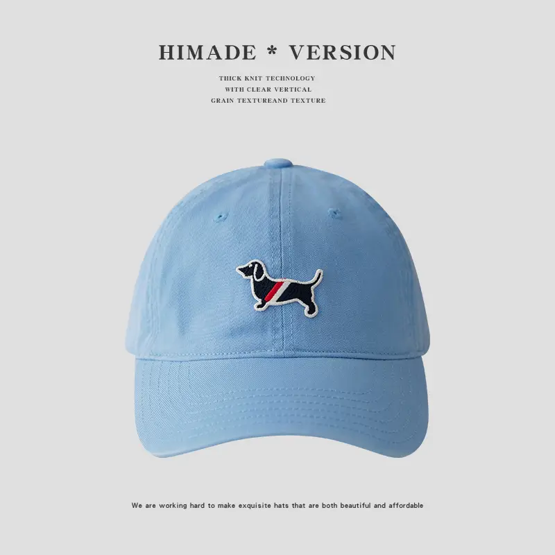 Himade Pink Dachshund Cap Men Women Soft Cotton - Image 3