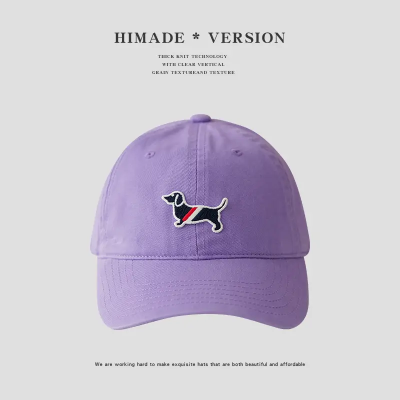 Himade Pink Dachshund Cap Men Women Soft Cotton - Image 5