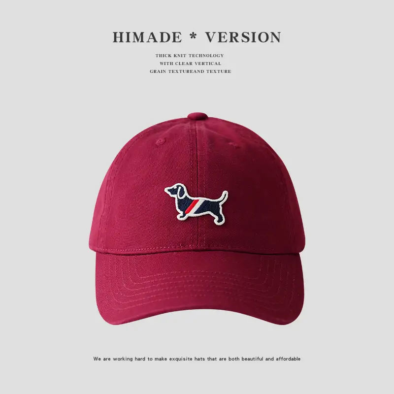Himade Pink Dachshund Cap Men Women Soft Cotton - Image 6