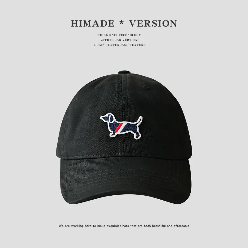 Himade Pink Dachshund Cap Men Women Soft Cotton - Image 8