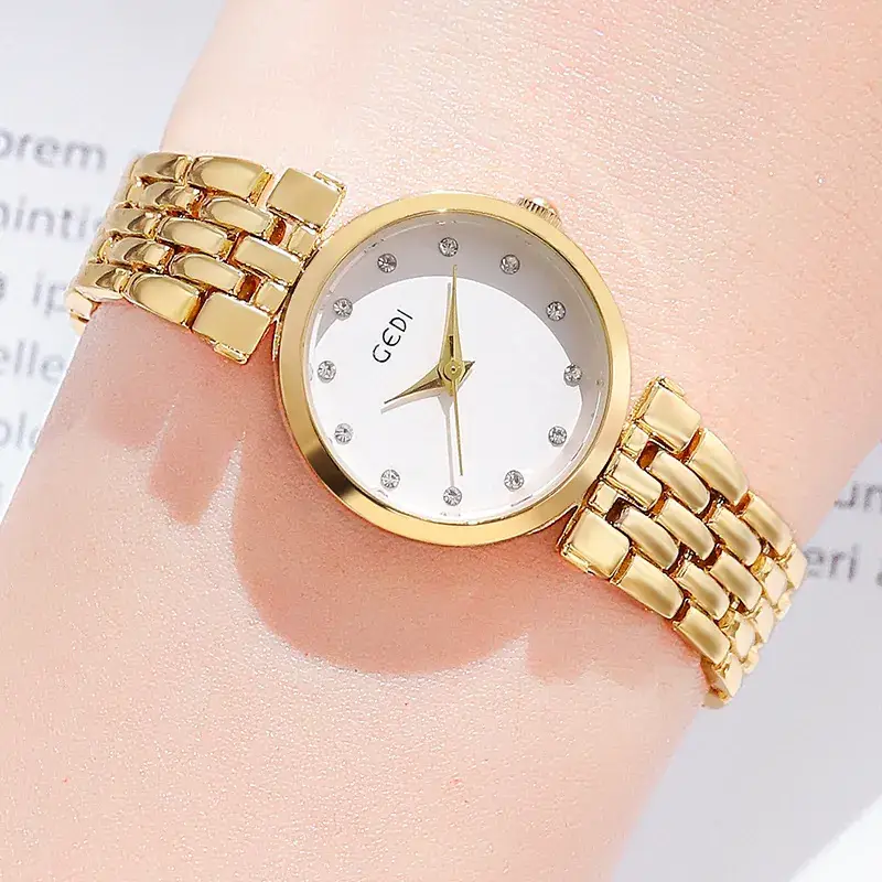 Gold Gedi Gedi Gaoyan Women's Quartz Watch - Image 4