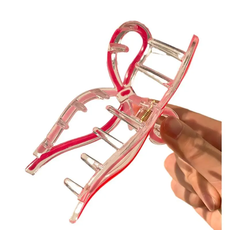 Jelly Shark Clip Women's 2024 New High-end Grab Clip Large Hairpin - Image 11