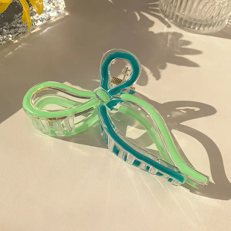 Jelly Shark Clip Women's 2024 New High-end Grab Clip Large Hairpin - Image 5