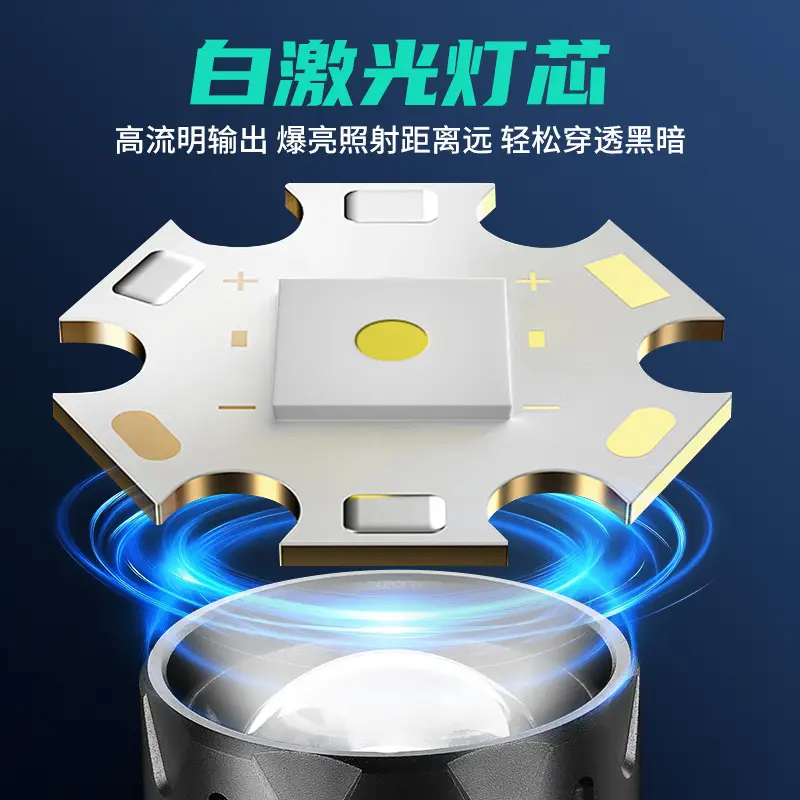 Cross-border LED Multifunctional PM10TG Strong Light Flashlight - Image 3