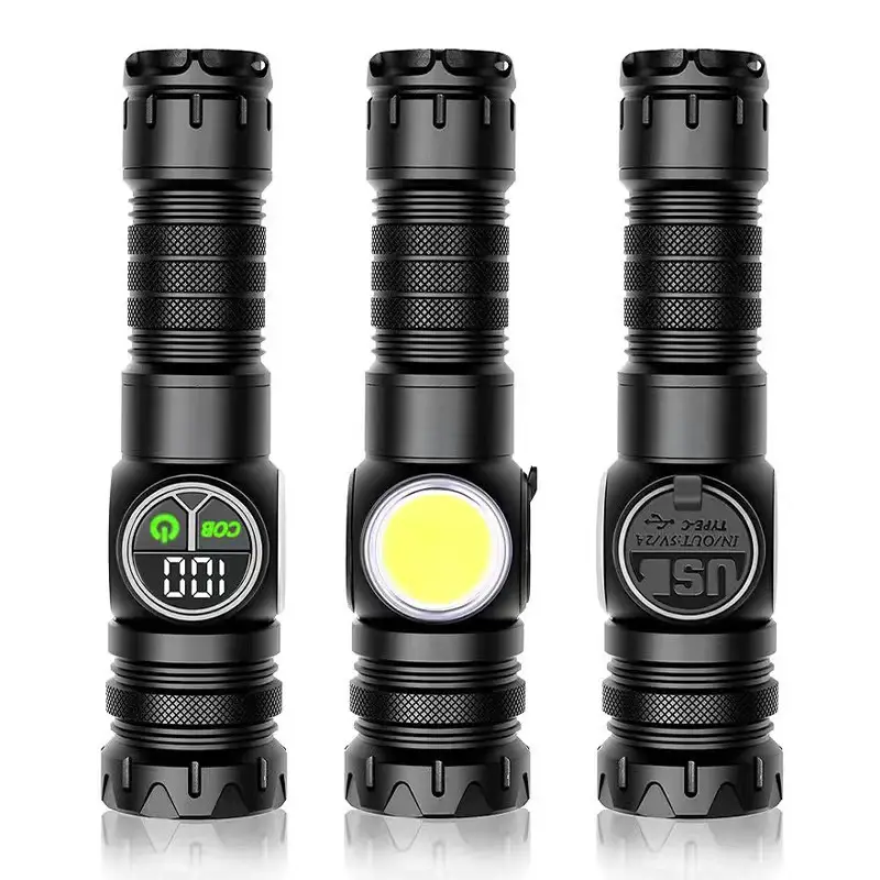 Cross-border LED Multifunctional PM10TG Strong Light Flashlight - Image 4