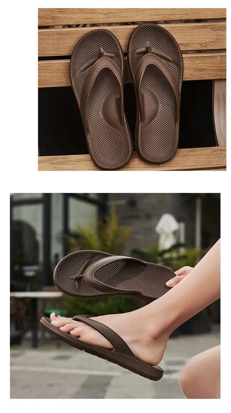 Men's White Non-Slip Flip Flops Summer — feature 10