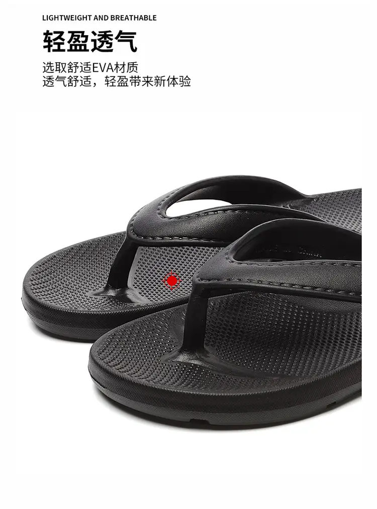 Men's White Non-Slip Flip Flops Summer — feature 4