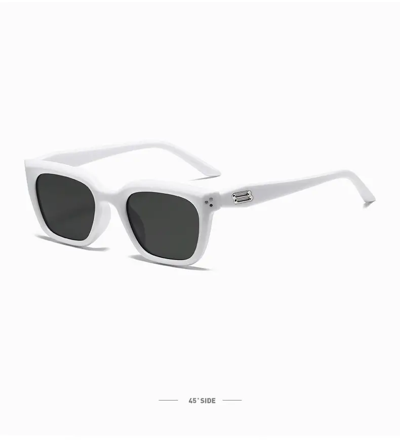 Women Anti-Uv Sunglasses Black Blue Square Frame β feature 18