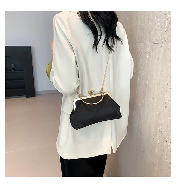 Women's Pink Lace Chain Shoulder Bag 2024 New Arrival — feature 23