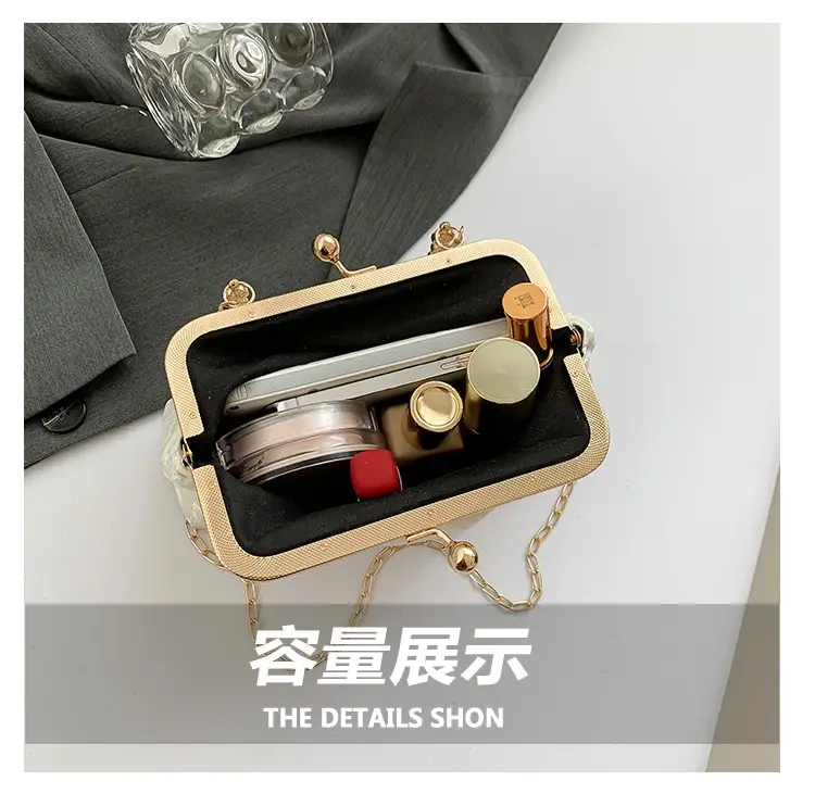 Women's Pink Lace Chain Shoulder Bag 2024 New Arrival — feature 8