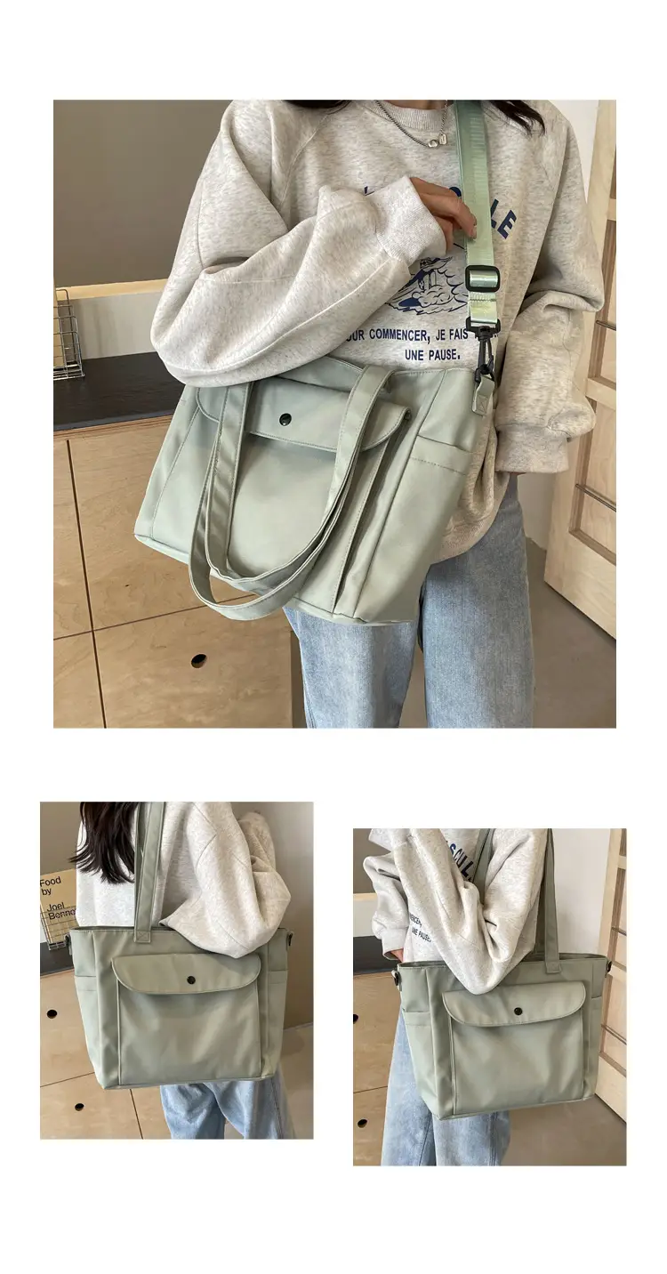 Women's Waterproof Crossbody Tote Bag Large Capacity Nylon — feature 10