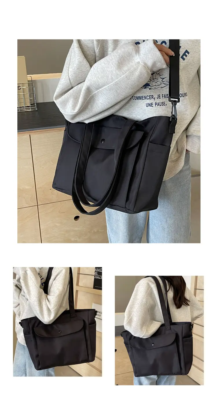 Women's Waterproof Crossbody Tote Bag Large Capacity Nylon — feature 11
