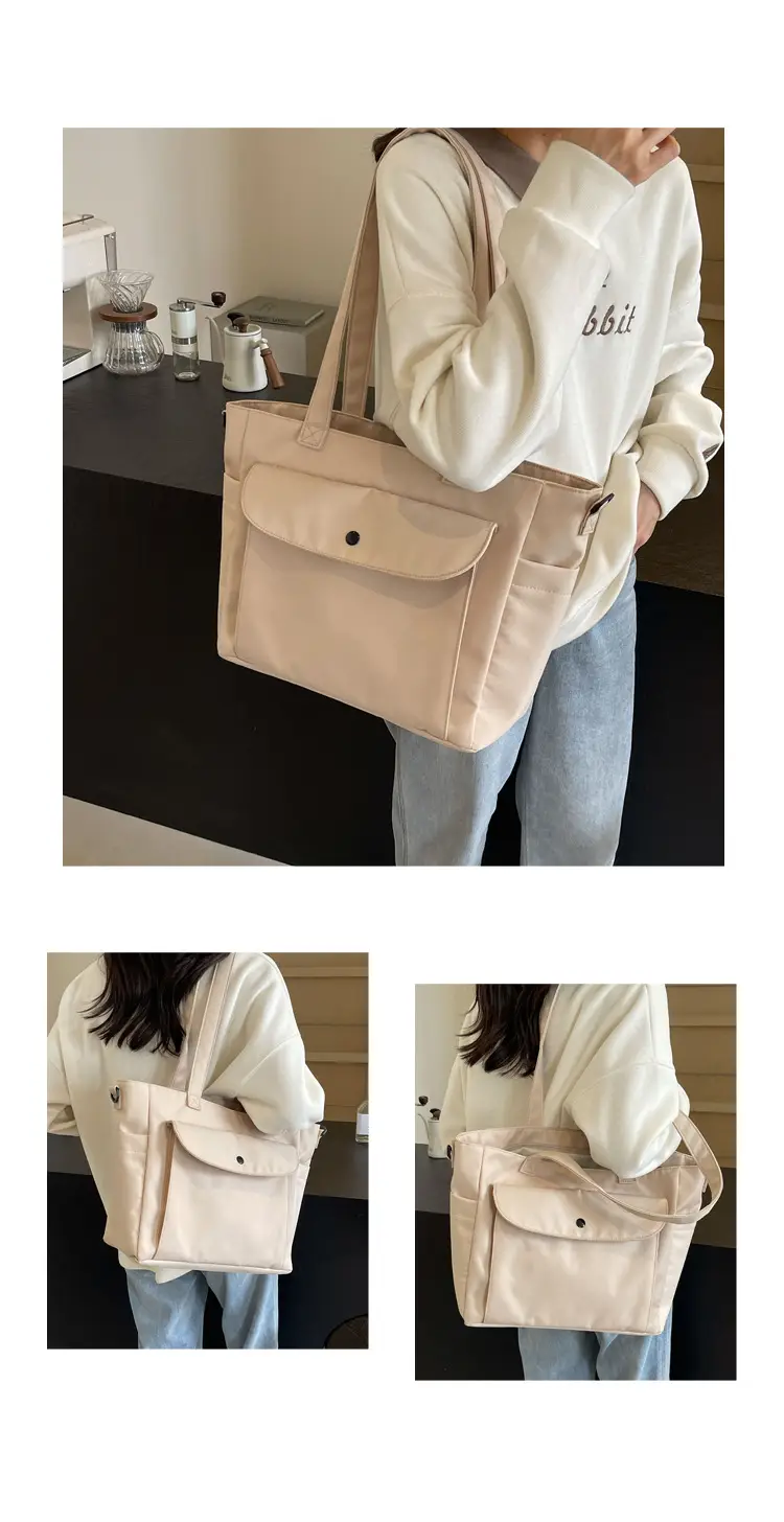 Women's Waterproof Crossbody Tote Bag Large Capacity Nylon — feature 12