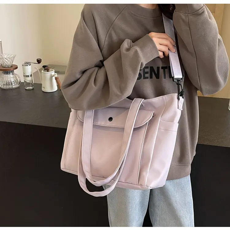 Women's Waterproof Crossbody Tote Bag Large Capacity Nylon — feature 21