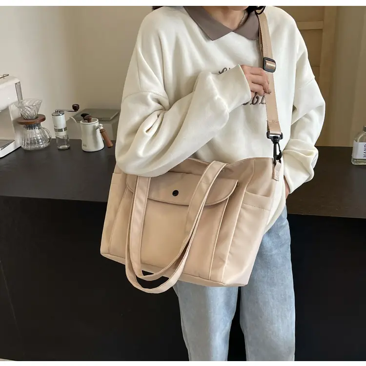 Women's Waterproof Crossbody Tote Bag Large Capacity Nylon — feature 30