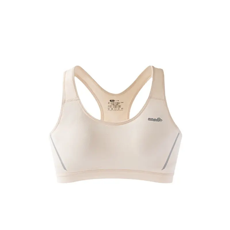 Developing Girls Bra Modale Cotton Junior High School Students plus size Underwear Girls Running Sports Shockproof Vest