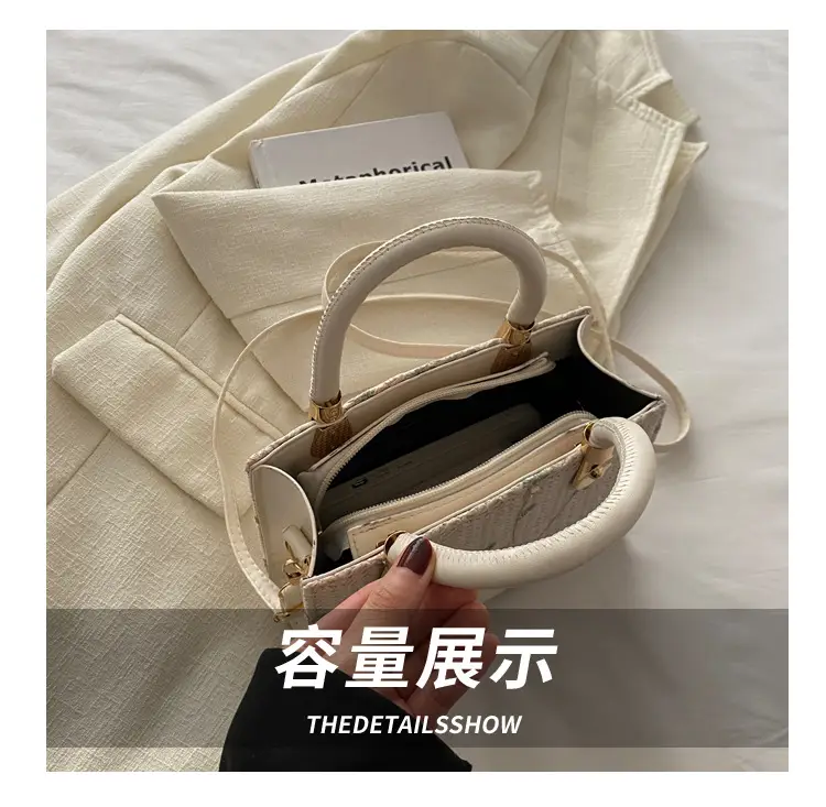 Korean Style Straw Handbag White 2024 Spring Summer — feature 6