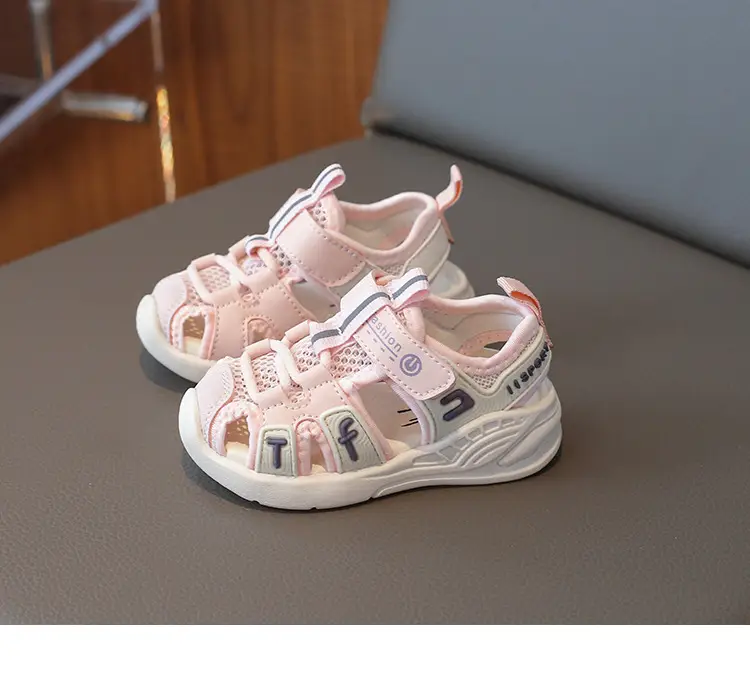 Baby Toddler Sandals Non-Slip Soft Bottom Beach Shoes — feature 12