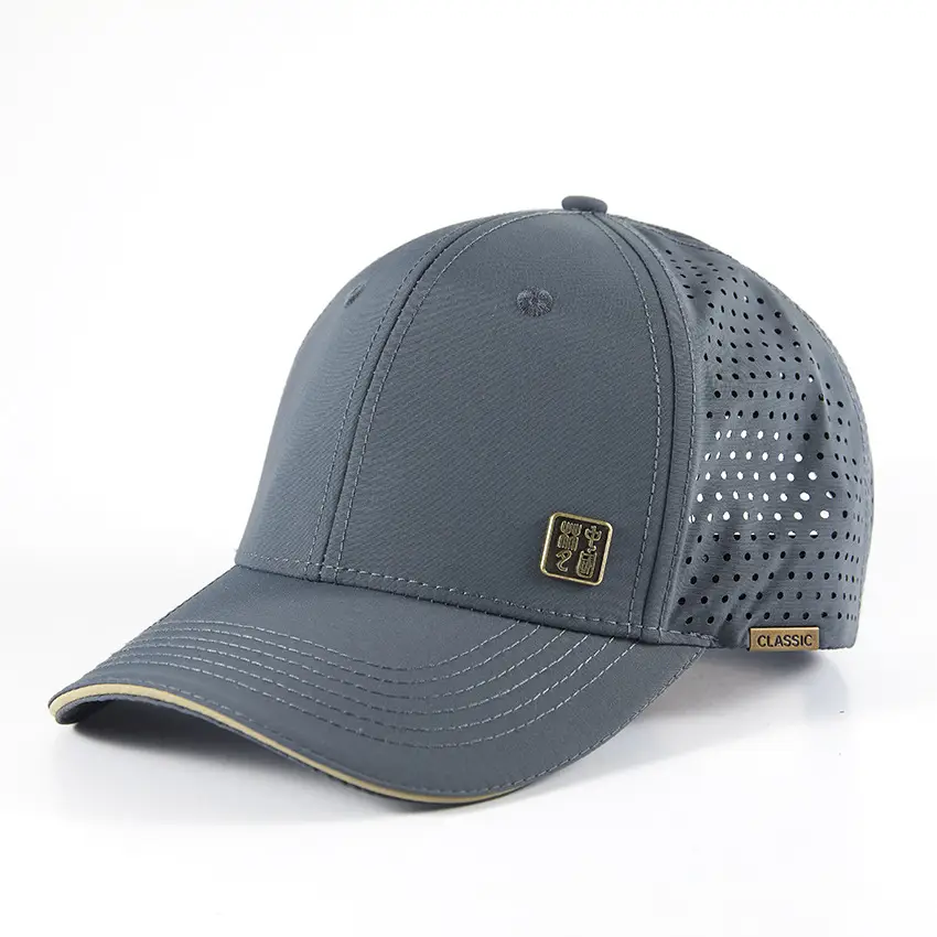 Men's Beige Duckbill Baseball Cap Large Circumference - Image 7