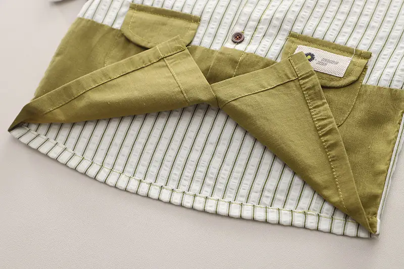 Boy Vertical Striped T-Shirt Shorts Set Summer 2024 — feature 14