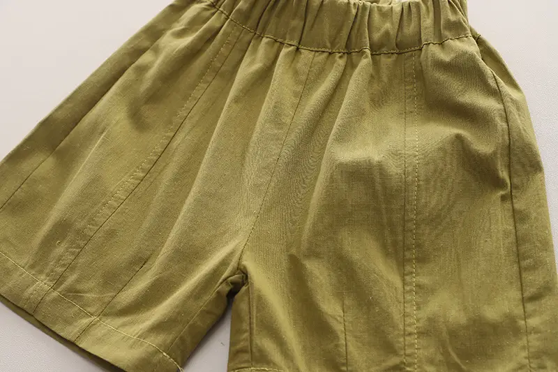 Boy Vertical Striped T-Shirt Shorts Set Summer 2024 — feature 16