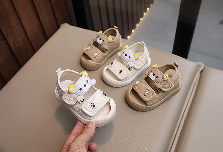 Baby Sandals Cartoon Toe Soft Sole Toddler Girls — feature 1