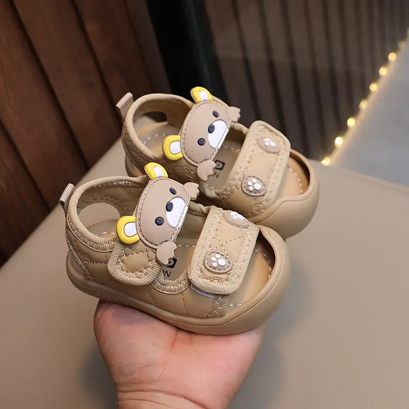 Baby Sandals Cartoon Toe Soft Sole Toddler Girls