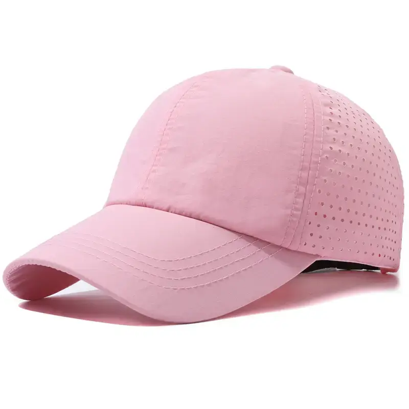 Pink Adjustable Baseball Cap for Summer - Image 5