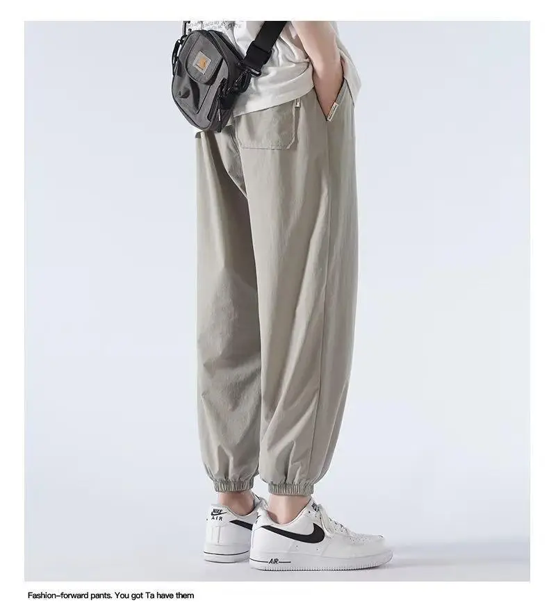 Men Japanese Ice Silk Leg-toe Pants Black — feature 15