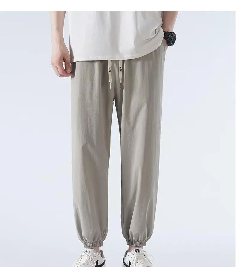 Men Japanese Ice Silk Leg-toe Pants Black — feature 16