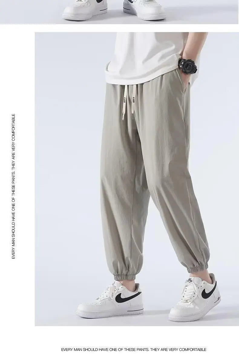 Men Japanese Ice Silk Leg-toe Pants Black — feature 17