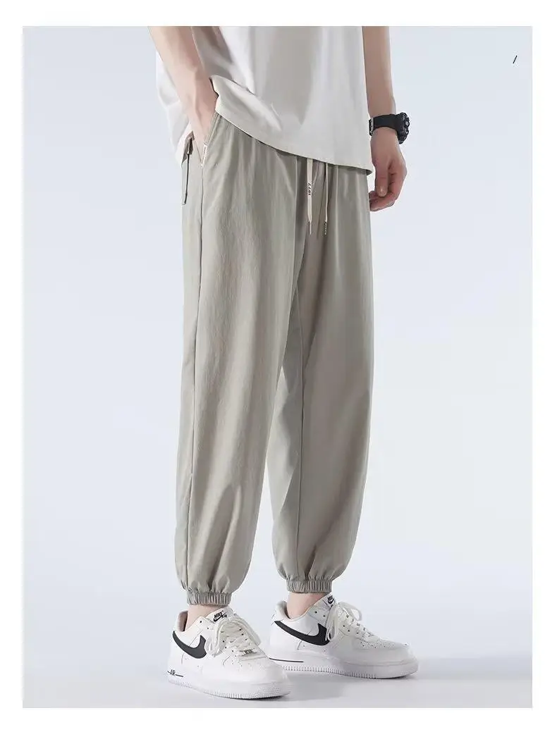 Men Japanese Ice Silk Leg-toe Pants Black — feature 18
