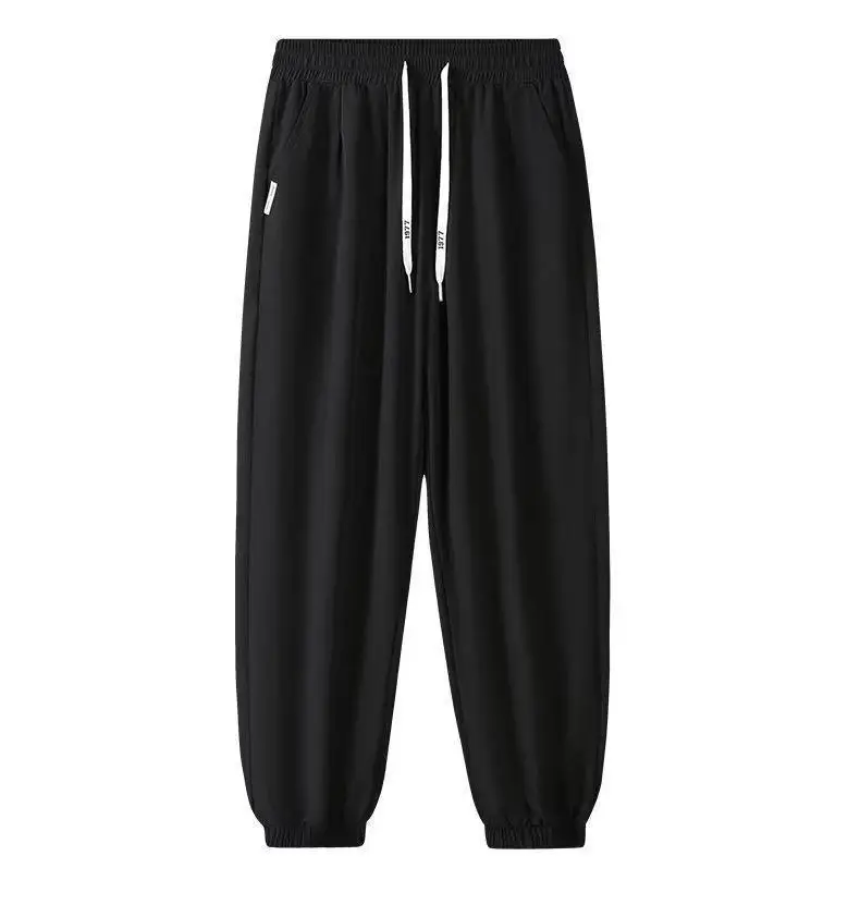 Men Japanese Ice Silk Leg-toe Pants Black — feature 25