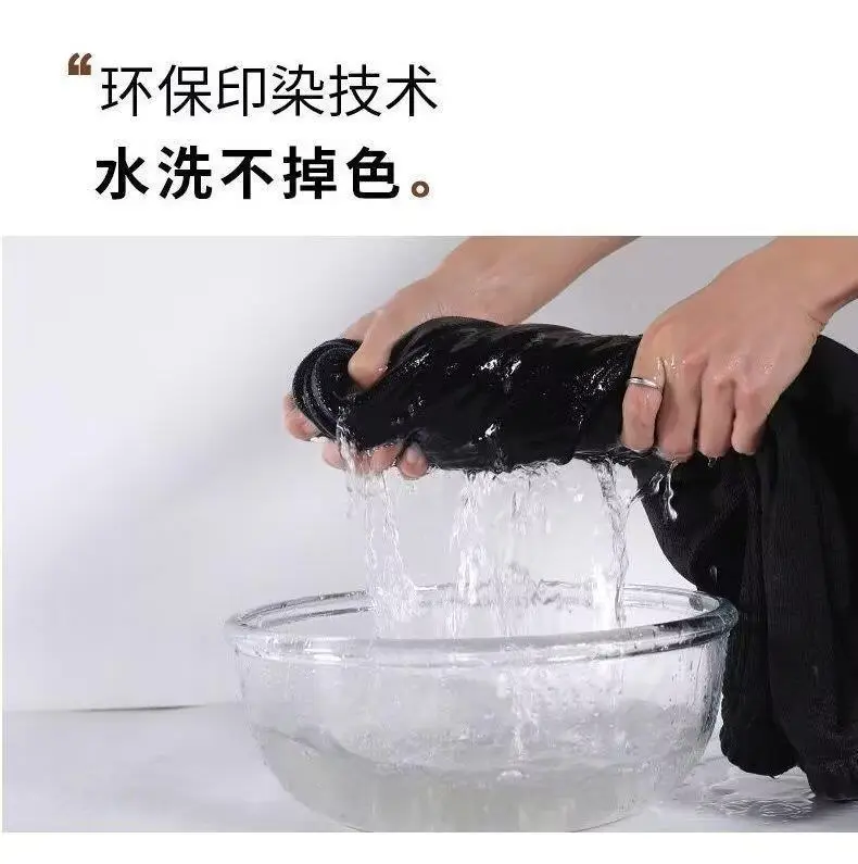 Men Japanese Ice Silk Leg-toe Pants Black — feature 9