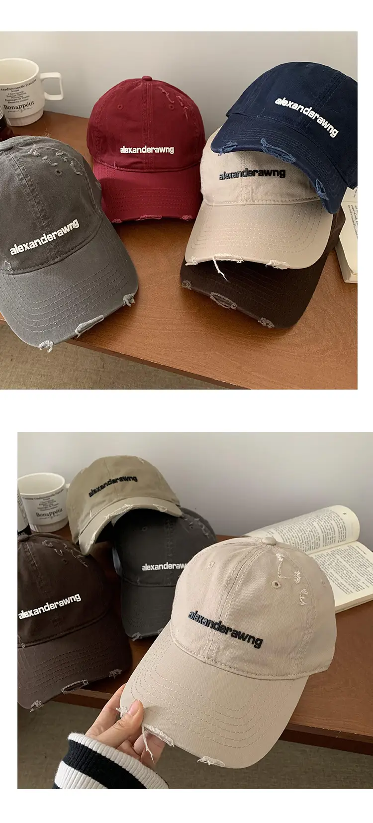 Korean-style Beige Baseball Cap for Women — feature 8