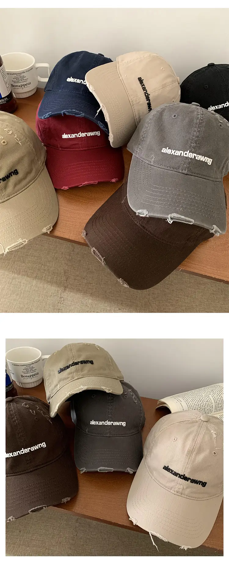 Korean-style Beige Baseball Cap for Women — feature 9