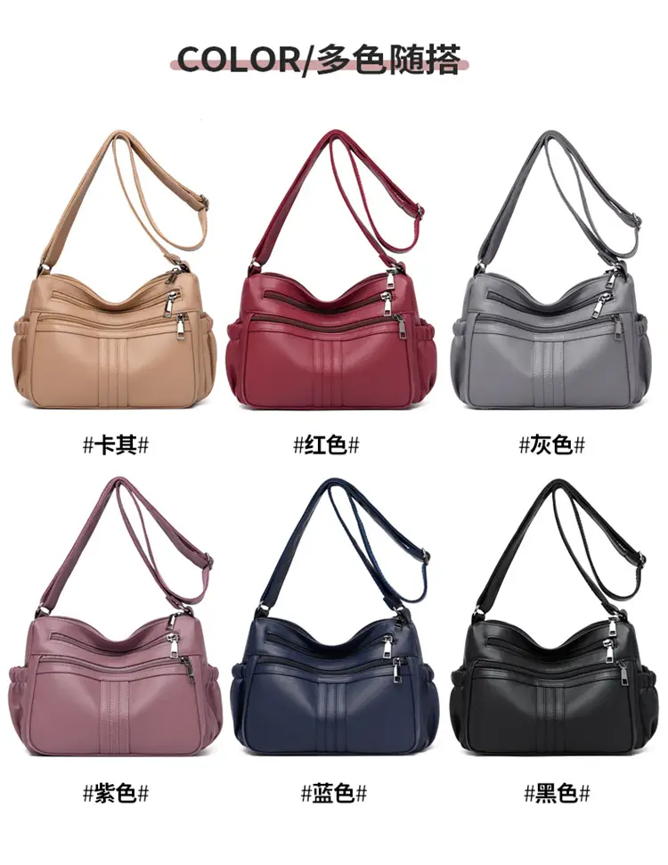 Black PU Leather Textured Crossbody Bag for Women — feature 24