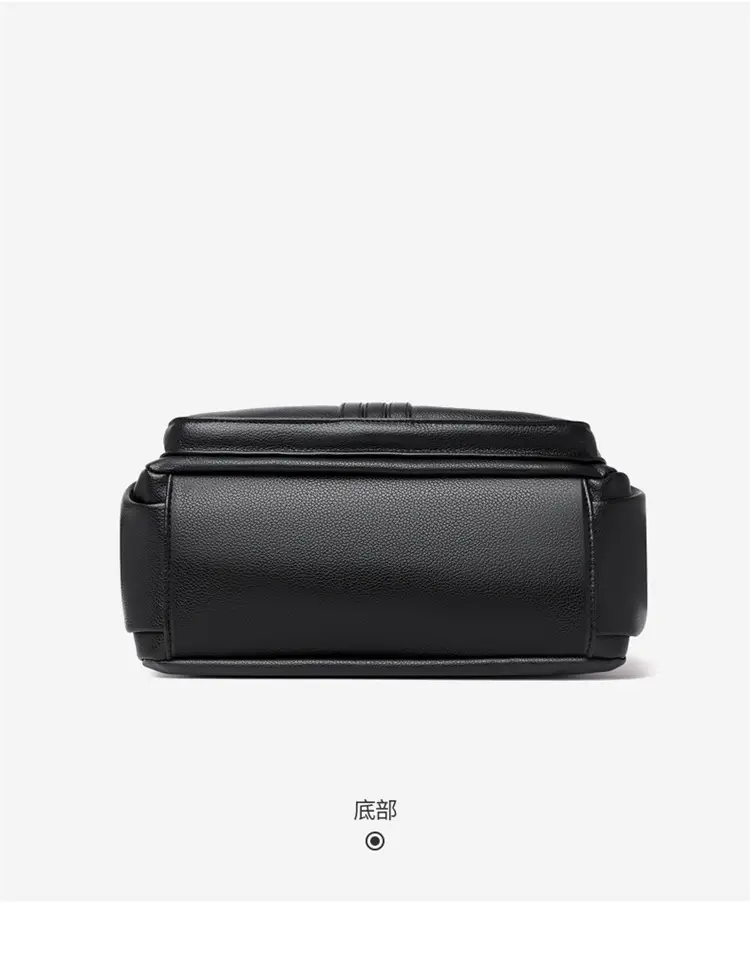 Black PU Leather Textured Crossbody Bag for Women — feature 30