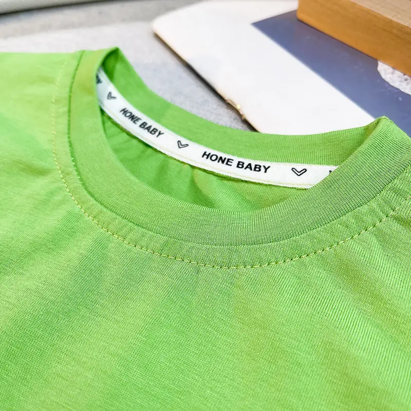 Boys Pure Cotton Green Short Sleeve T-Shirt Set 2026 — feature 6