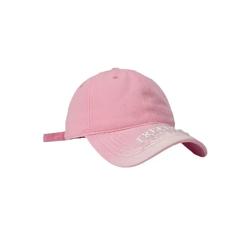 Women's Light Gray Baseball Cap with Wide Brim - Image 11