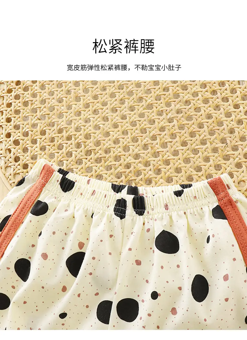 Kids Cotton Short Sleeve Baby Shorts Set Summer New Boys — feature 19