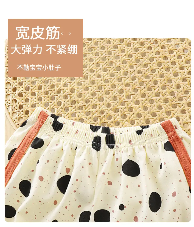 Kids Cotton Short Sleeve Baby Shorts Set Summer New Boys — feature 5