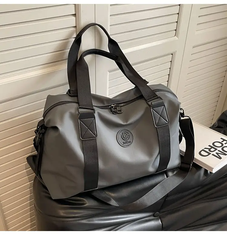 Navy Blue Large Capacity Shoulder Travel Bag — feature 18