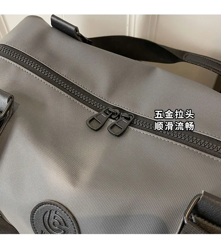 Navy Blue Large Capacity Shoulder Travel Bag — feature 7