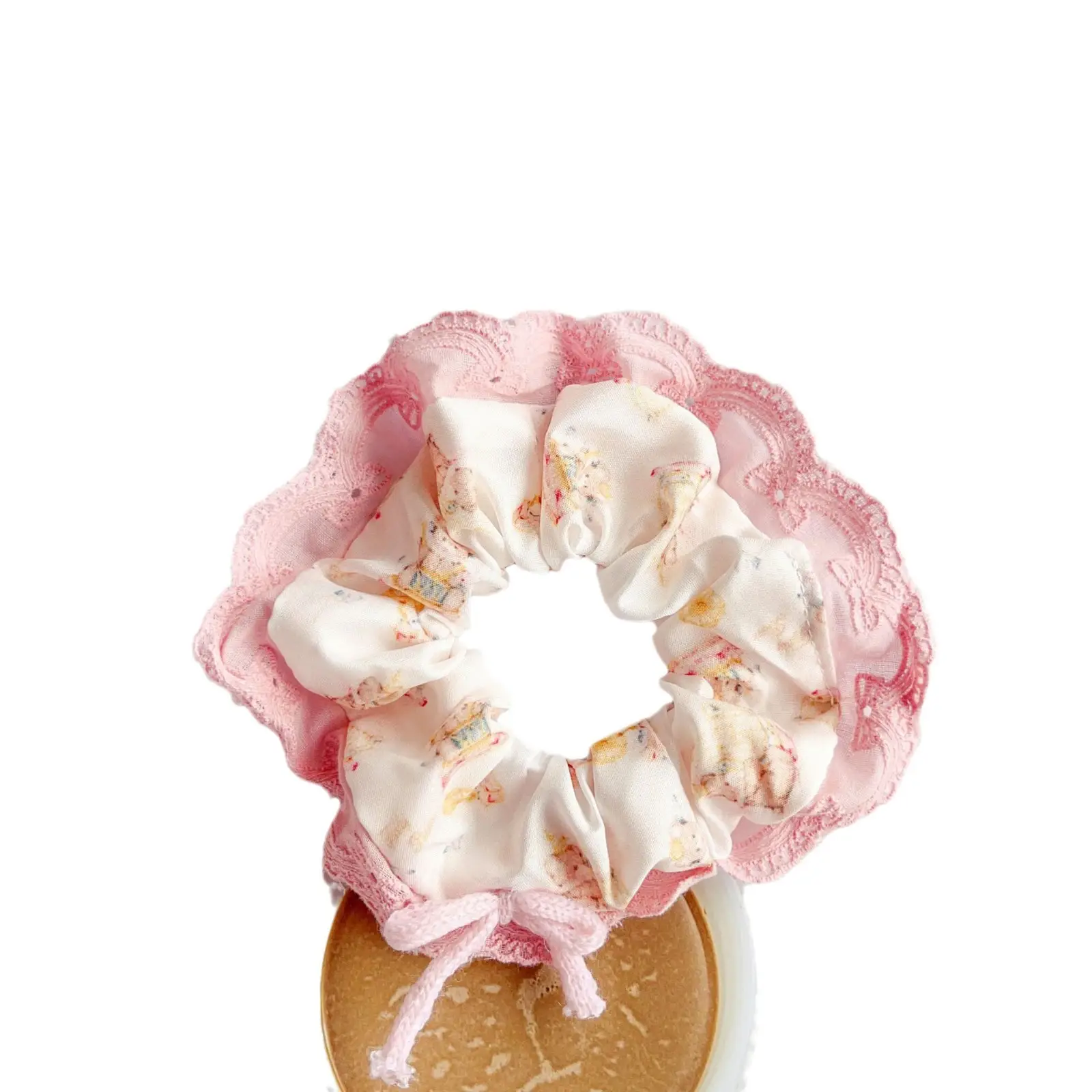 Fairy Net Hair Rings for Girls Pink White Blue - Image 10