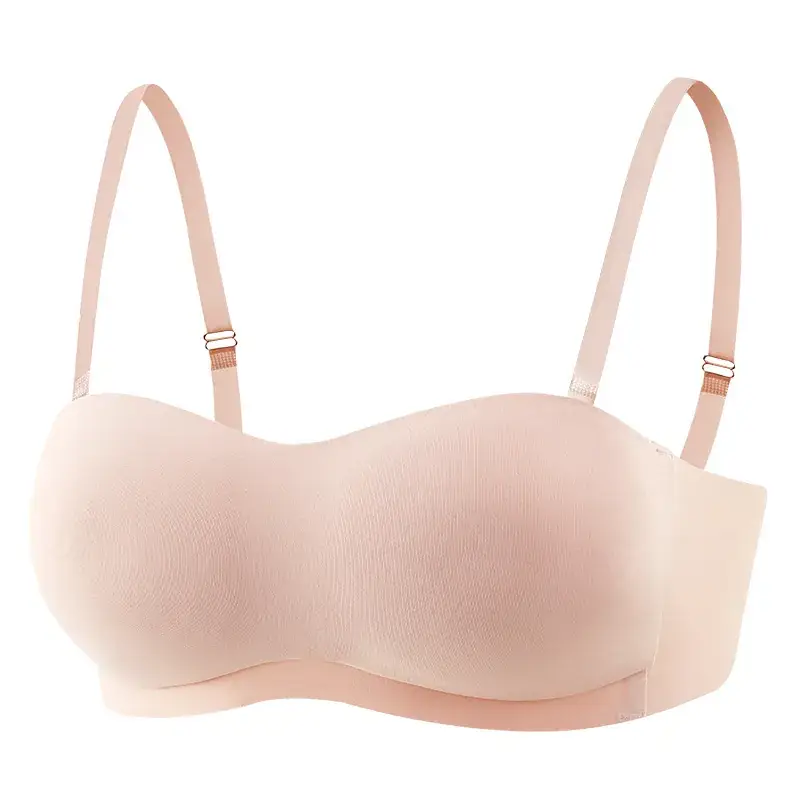 Traceless Strapless Underwear Women Small Push-Up Breathable - Image 9