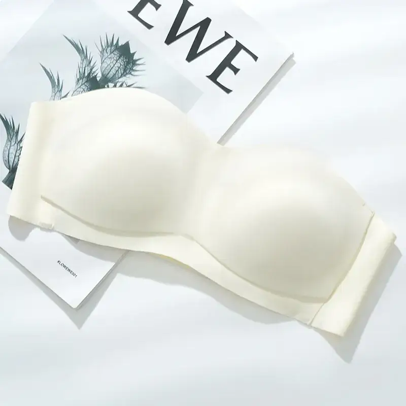 Traceless Strapless Underwear Women Small Push-Up Breathable - Image 2
